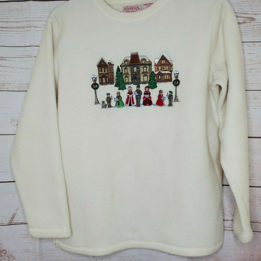 Women Basic Holiday Edition Soft Polyester Sweater - image 2